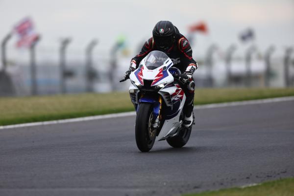 2022-Honda-CBR1000RR-R-SP in the rain at Donington Park