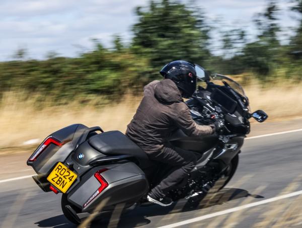 The Shark Aeron GP being used on the road