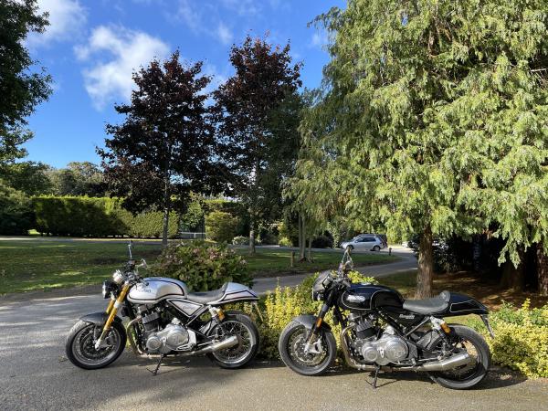 Two British Motorcycles - Norton Commando